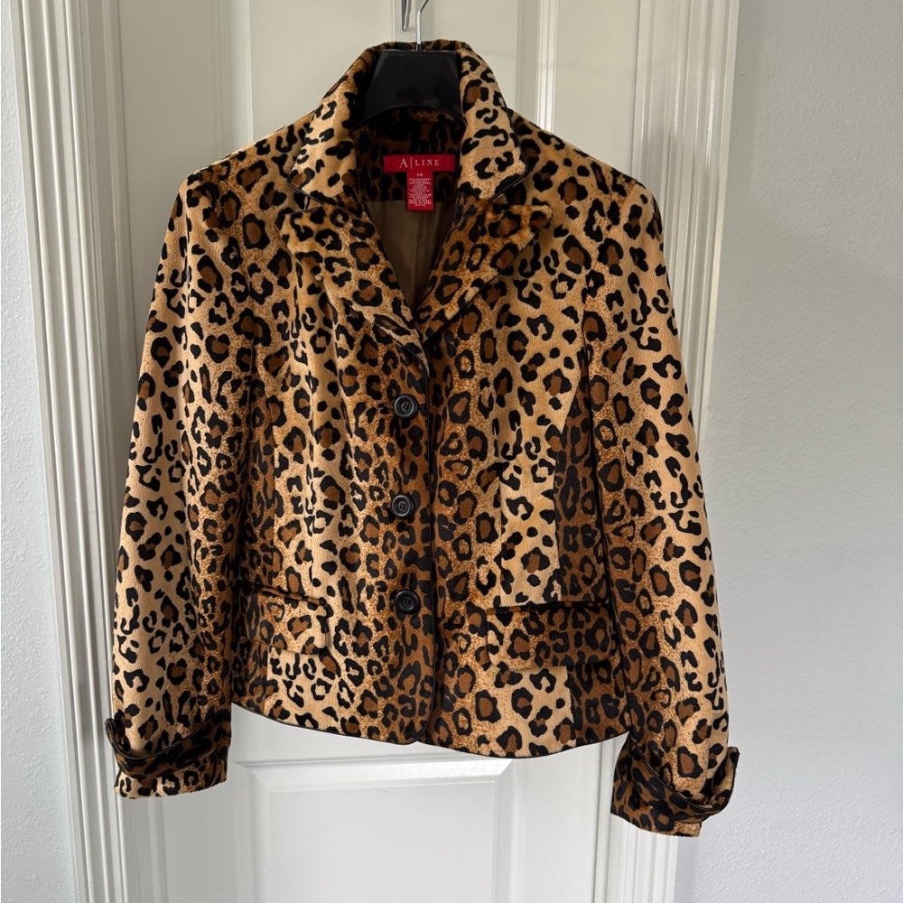 Alyse Leopard Print Jacket